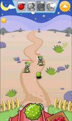Bombs vs Zombies. Bomb Toss Android Game Image 2