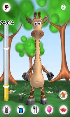 Talking Gina the Giraffe Android Game Image 1