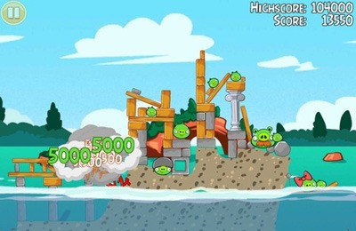 Angry Birds Seasons: Water adventures iOS Game Image 1