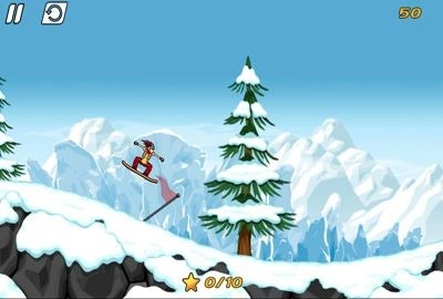 iStunt 2 - Snowboard iOS Game Image 1