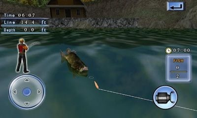 Bass Fishing 3D on the Boat Android Game Image 2