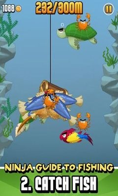 Ninja Fishing Android Game Image 2