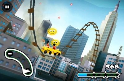 New York 3D Rollercoaster Rush iOS Game Image 2