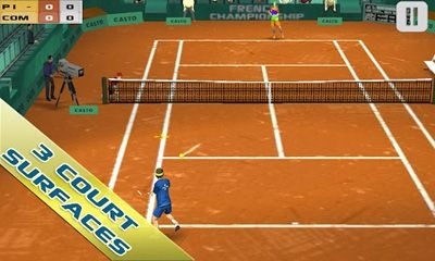 Cross Court Tennis Android Game Image 1