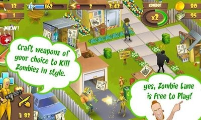 Zombie Lane Android Game Image 1