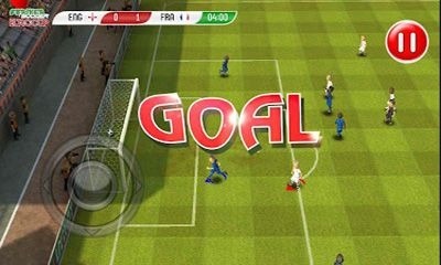 Striker Soccer Eurocup 2012 Android Game Image 1