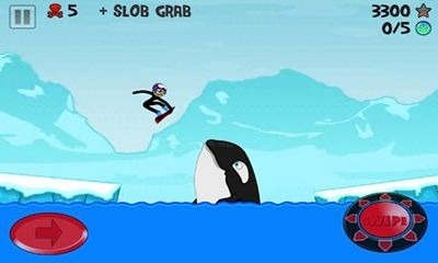 Stickman Snowboarder Android Game Image 2