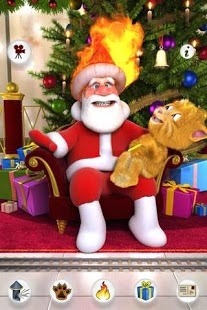Talking Santa meets Ginger Android Game Image 1