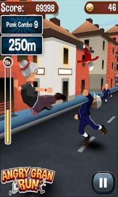 Angry Gran Run Android Game Image 1