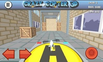Paper Glider. Crazy Copter 3D Android Game Image 1