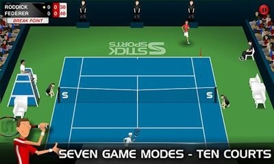 Stick Tennis Android Game Image 1
