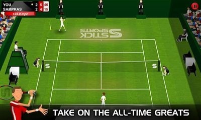 Stick Tennis Android Game Image 2