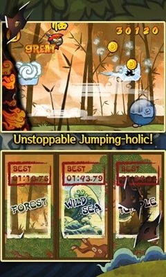 Ninja Bounce Android Game Image 2