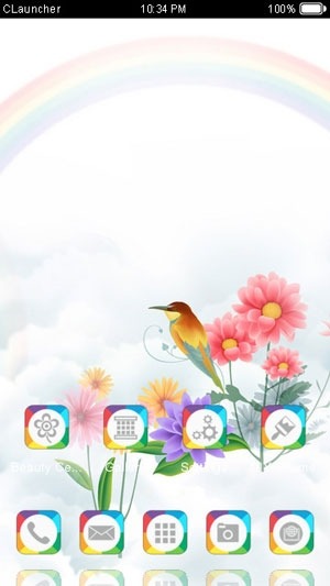 Colorful Rainbow CLauncher Android Theme Image 2