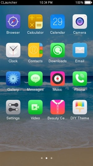 IOS 8 CLauncher Android Theme Image 1