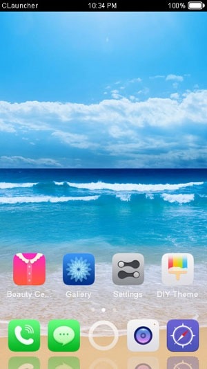 IOS 8 CLauncher Android Theme Image 2