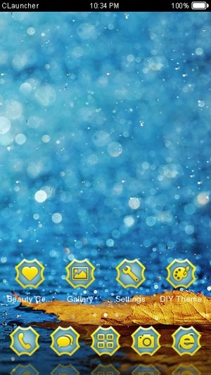 Rainy Days CLauncher Android Theme Image 2