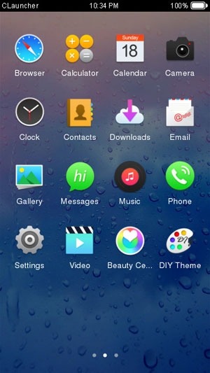 Dream of IOS8 CLauncher Android Theme Image 2