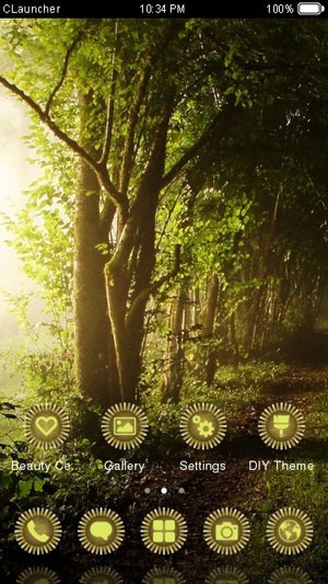 Early Morning CLauncher Android Theme Image 1