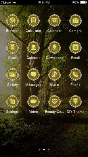 Early Morning CLauncher Android Theme Image 2