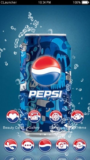 Pepsi Cola CLauncher Android Theme Image 1