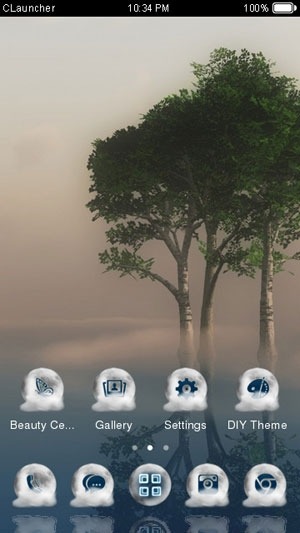 Foggy Nature CLauncher Android Theme Image 1