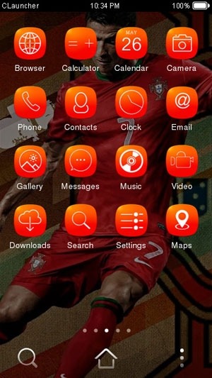 Cristiano Ronaldo CLauncher Android Theme Image 1