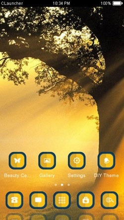 Morning Light CLauncher Android Theme Image 1