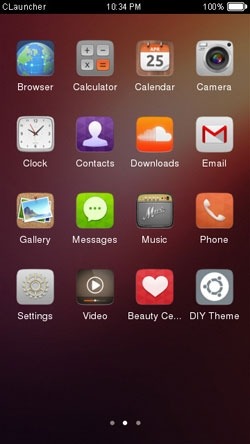Ubuntu CLauncher Android Theme Image 2