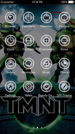 TMNT CLauncher Android Theme Image 2