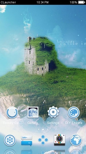 Castle In The Sky CLauncher Android Theme Image 1