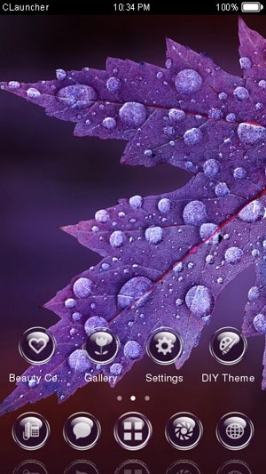 Dew Drops CLauncher Android Theme Image 1