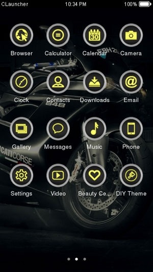Ducaticorse 848 CLauncher Android Theme Image 2