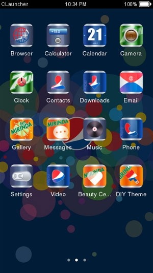 Pepsico CLauncher Android Theme Image 2