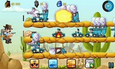 Cowboy Jed: Zombie Defense Android Game Image 1