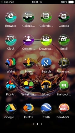 Beautiful CLauncher Android Theme Image 2
