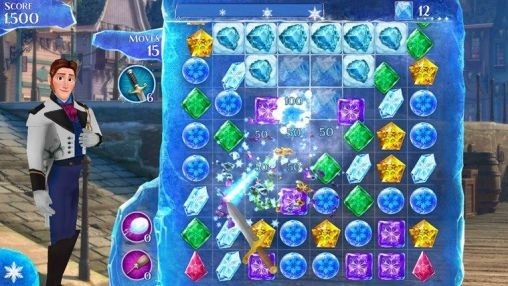 Frozen: Free Fall Android Game Image 1