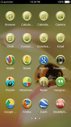 Ladybug CLauncher Android Theme Image 2