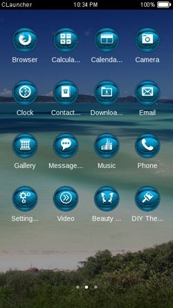 Queensland Island CLauncher Android Theme Image 1