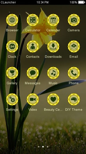 Beautiful Flower CLauncher Android Theme Image 2