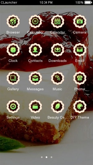 Cake CLauncher Android Theme Image 2
