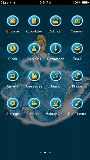 Cinderella CLauncher Android Theme Image 2