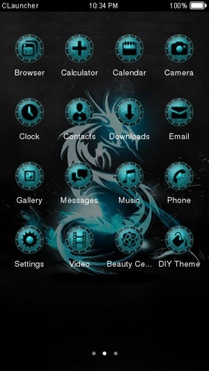 Dragon CLauncher Android Theme Image 2