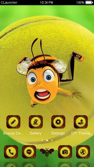 Honey Bee CLauncher Android Theme Image 1