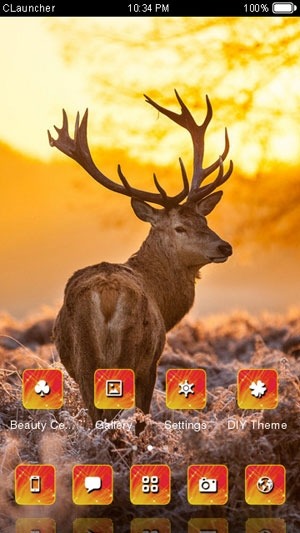 Deer CLauncher Android Theme Image 1