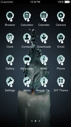 Candle CLauncher Android Theme Image 2
