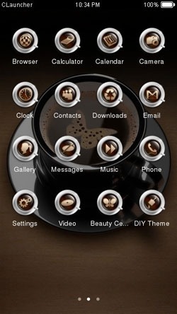 Morning Coffee CLauncher Android Theme Image 2