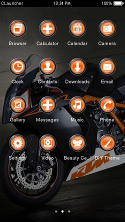 RCB Bike CLauncher Android Theme Image 2