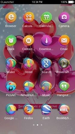 Best Wishes CLauncher Android Theme Image 1
