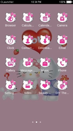 Charmmy Kitty CLauncher Android Theme Image 2